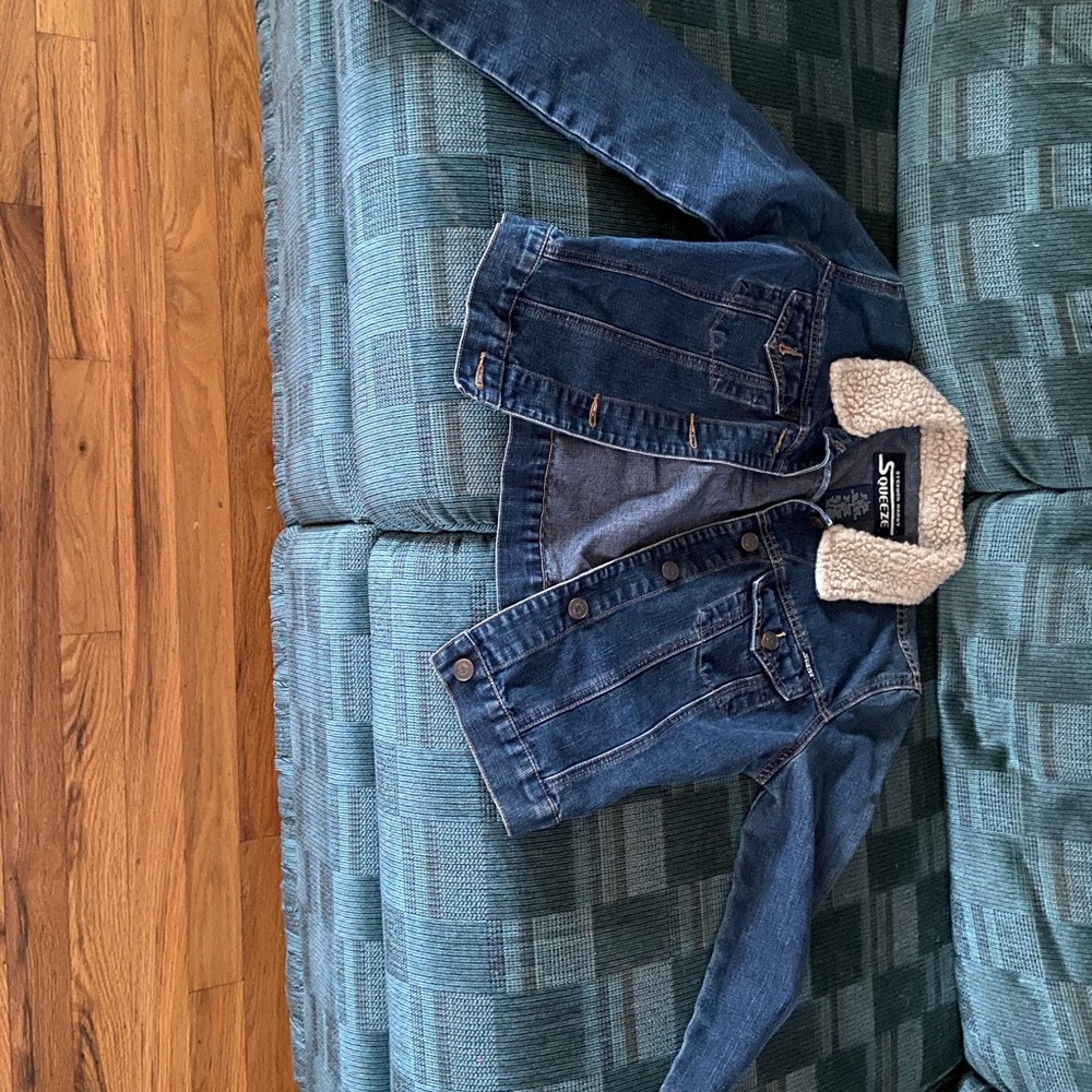 Stephen Hardy Squeeze Jean Jacket Size Small